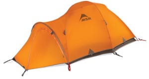 The MSR Fury. A spacious tent.