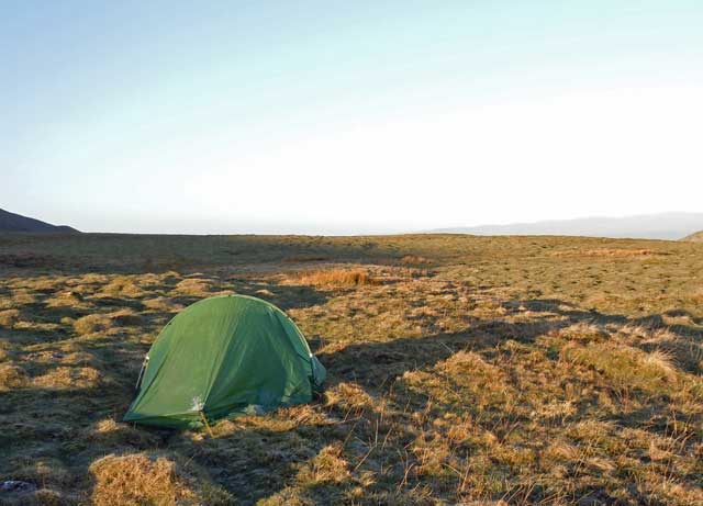 Testing the Terra Nova competition tent on a beautiful wild camp on the Pennine Way.